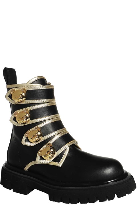 Moschino Boots for Women Moschino Leather Ankle Boots