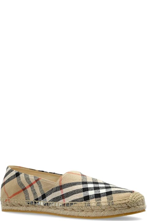 Sale for Women Burberry Check Mews Espadrilles