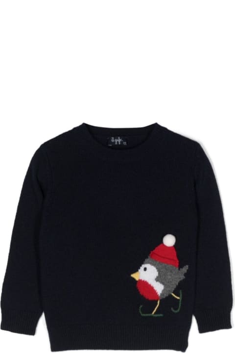 Il Gufo Sweaters & Sweatshirts for Kids Il Gufo Robin Choker Pullover
