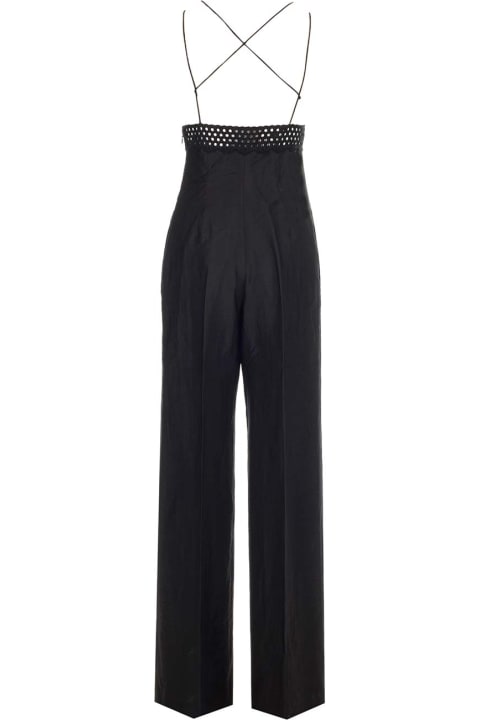 Stella McCartney Black Jumpsuit With Sangallo Bustier ジャンプ