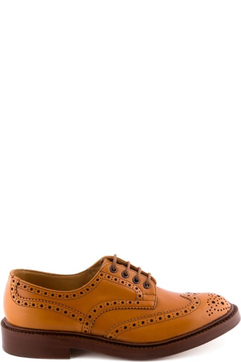 Tricker's Loafers & Boat Shoes for Men Tricker's Bourton Acorn Antique Calf Derby Shoe (leather Sole)