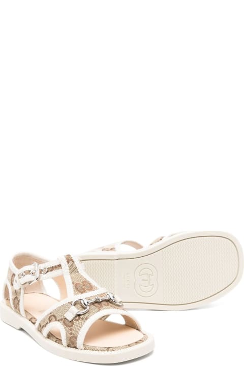 Gucci Shoes for Girls Gucci Gucci Kids Sandals Brown