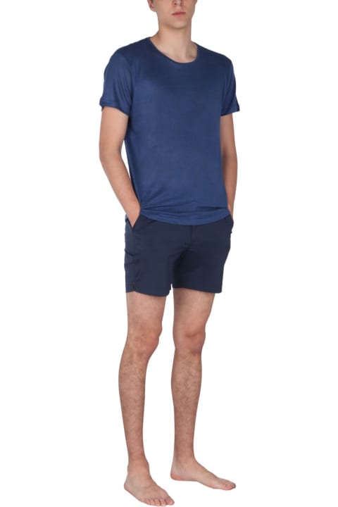 Orlebar Brown Topwear for Men Orlebar Brown "obt" Linen T-shirt