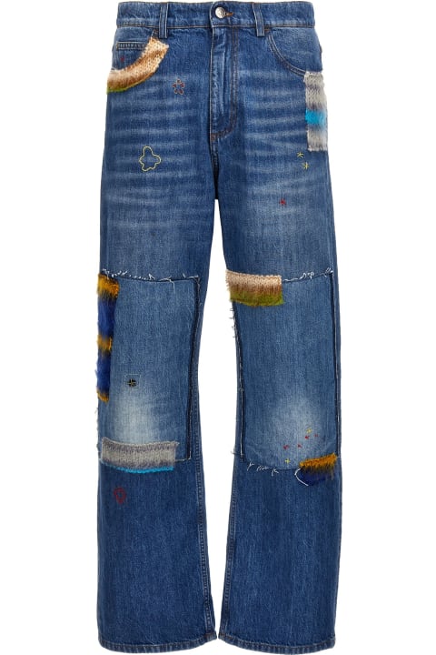 Marni for Men Marni Embroidery Jeans And Patches