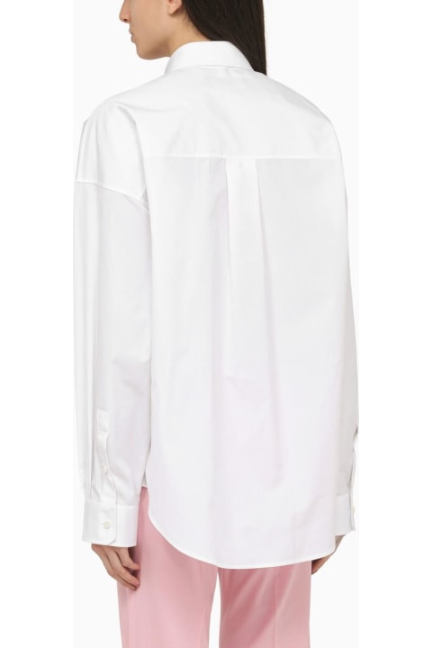 Fashion for Women Dsquared2 White Cotton Bib Shirt
