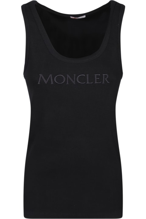 Moncler Clothing for Women Moncler Logo Tank Top