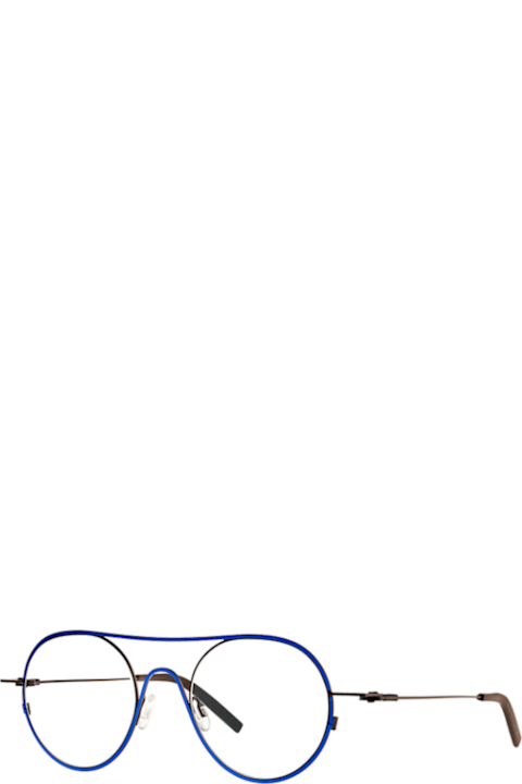 Theo Eyewear for Kids Theo Eyewear Theo Eyewear Isobar 365 Electric Blue/matte Black Glasses