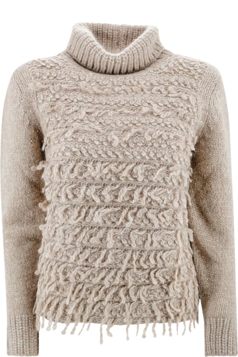 D.Exterior for Women D.Exterior Jumper With Fringe Detail