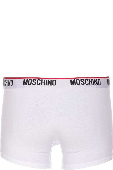 メンズ アンダーウェア Moschino Logo Band Bipack Boxer