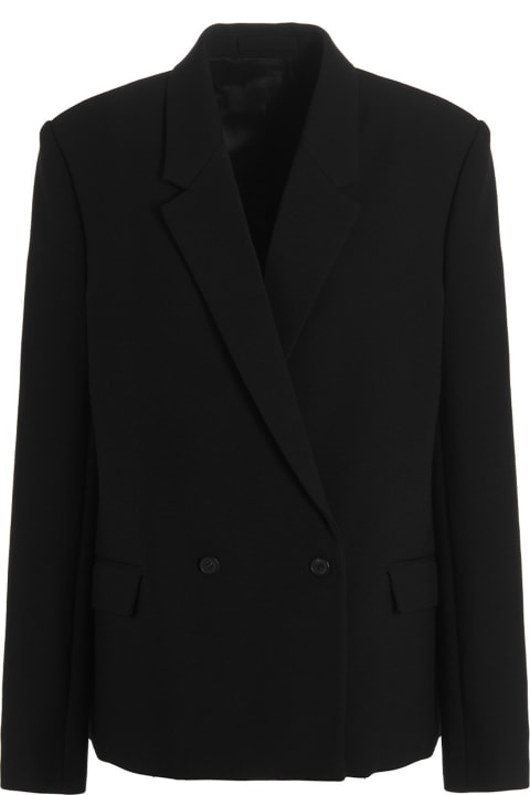 WARDROBE.NYC Coats & Jackets for Women WARDROBE.NYC Accumulator Nyc X Hayley Bieber Double Breast Blazer Jacket