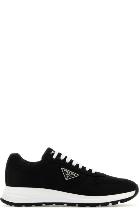 Prada Sale for Men Prada Black Re-nylon Prax 01 Sneakers