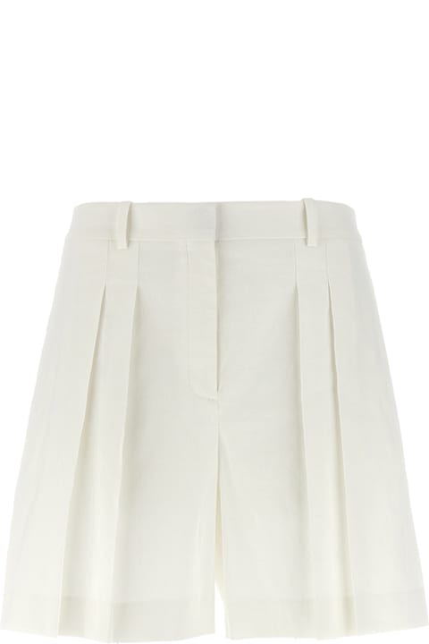 Theory Clothing for Women Theory Pleated Bermuda Shorts