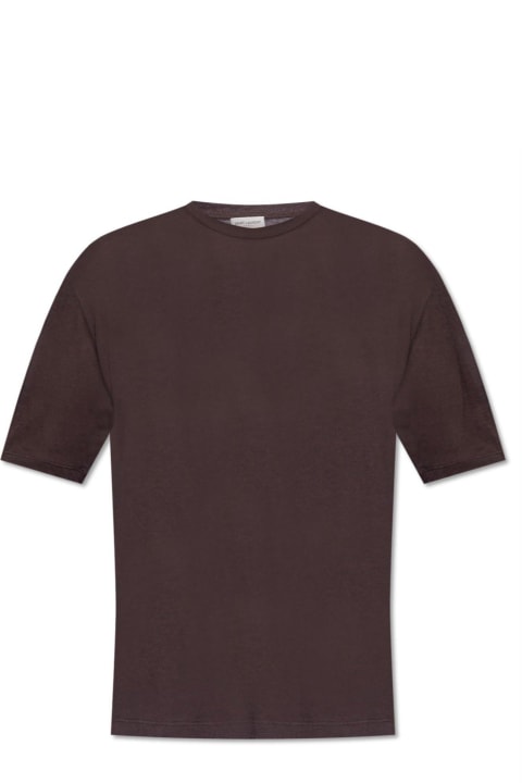 Saint Laurent Topwear for Men Saint Laurent Crewneck Short-sleeved T-shirt