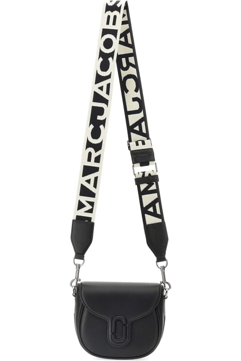 ウィメンズ新着アイテム Marc Jacobs Marc Jacob The Small Saddle Bag In Black Leather