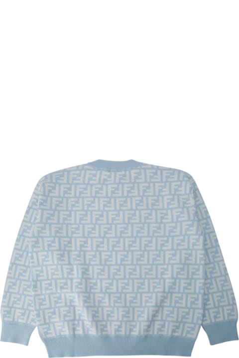 Fendi Sweaters & Sweatshirts for Boys Fendi Pullover Ff Piquet Knit