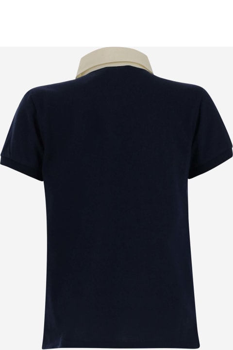 Topwear for Boys Gucci Cotton Polo Shirt With Logo