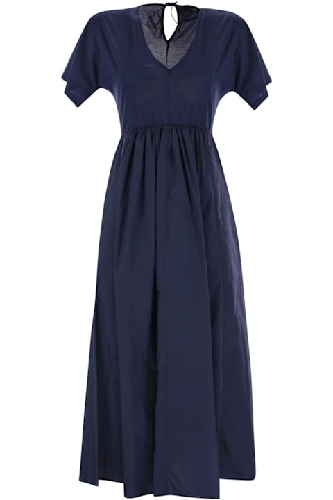 Weekend Max Mara Dresses for Women Weekend Max Mara Bronzo V-neck Short-sleeved Dress Weekend Max Mara