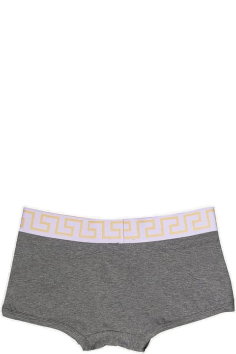 Underwear for Men Versace Greca Border Stretched Boxer Briefs