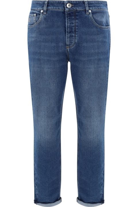 Jeans for Men Brunello Cucinelli Straight Leg Jeans