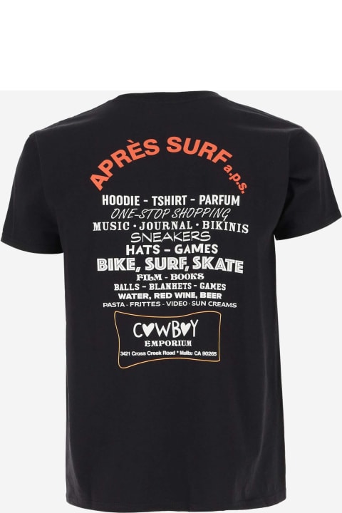 Apres Surf for Men Apres Surf Cotton T-shirt With Logo