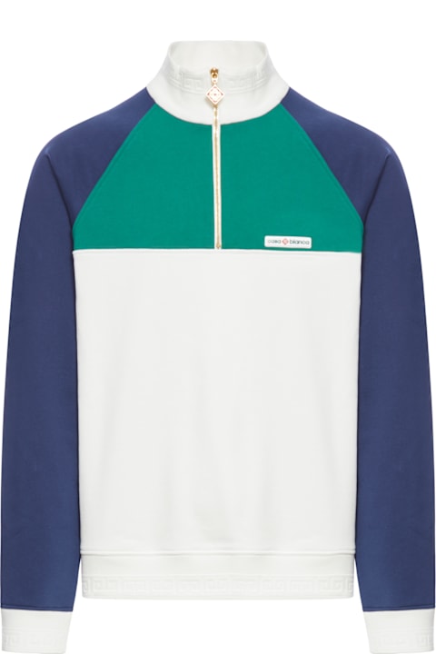 Casablanca Fleeces & Tracksuits for Men Casablanca Sweatshirt With Color-block Design