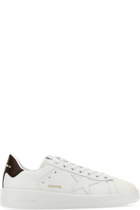 Fashion for Men Golden Goose White Leather Pure New Sneakers