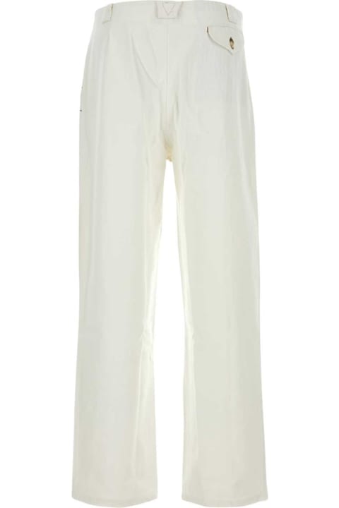 Gimaguas Pants for Men Gimaguas White Cotton Wide-leg Ricci Pant