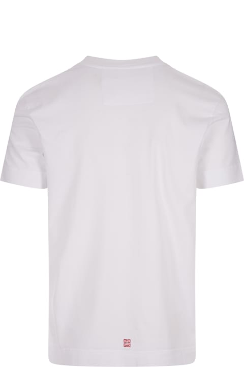 Fashion for Men Givenchy 4g Stars Slim T-shirt In White Cotton