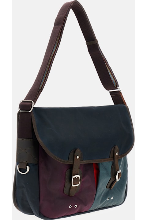 Barbour Ba X Paul Smith Wax Tarras Bag
