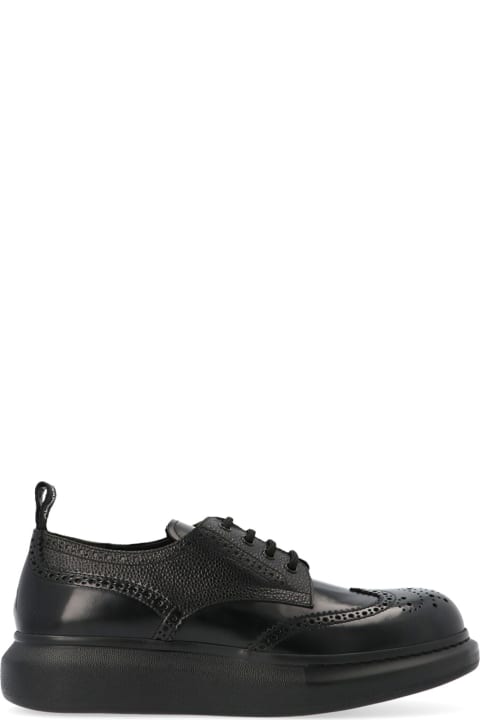 Alexander McQueen Laced Shoes for Men Alexander McQueen Hybrid Lace Up Shoes