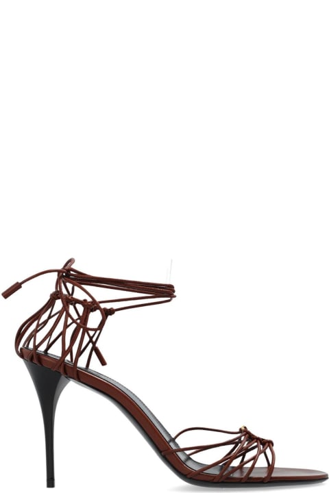 Fashion for Women Saint Laurent Ring Detail Thong Sandals