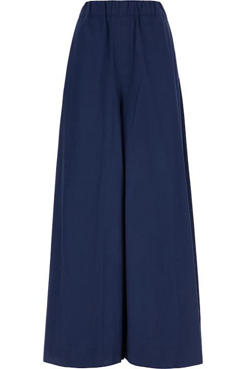 Malo for Women Malo Navy Blue Cotton Pants