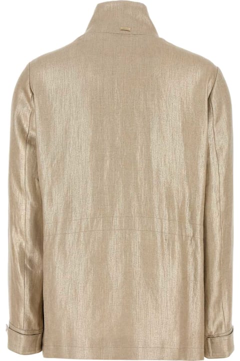 Herno Coats & Jackets for Women Herno Sand Linen Jacket