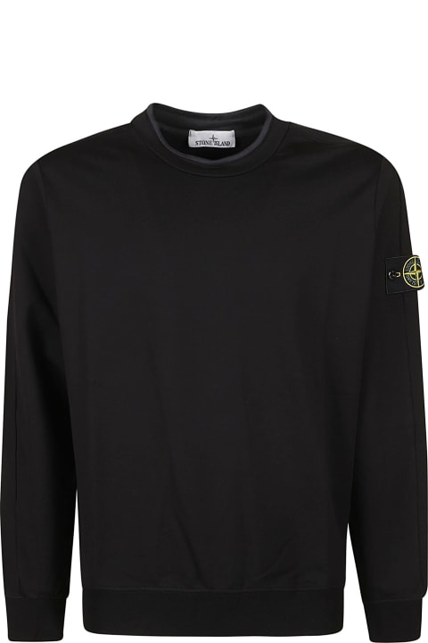 Fleeces & Tracksuits for Men Stone Island Logo Sleeve Sweatshirt