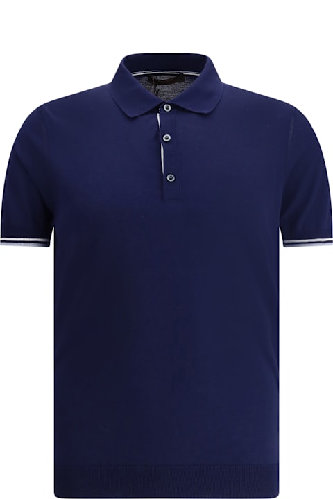 Moorer ملابس علوية لـ القسم الرجالي Moorer Cotton Polo Shirt