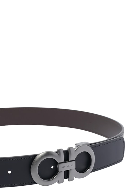 Ferragamo Belts for Women Ferragamo Adjustable And Reversible Gancini Belt