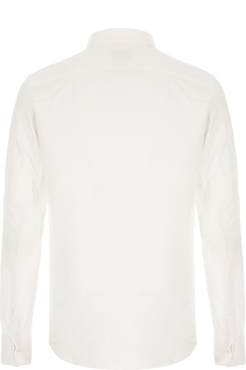 Corneliani Shirts for Men Corneliani White Poplin Shirt