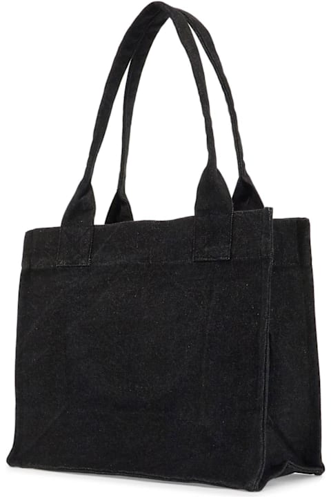 Ganni Bags for Women Ganni Large Denim Easy Shopper Tote