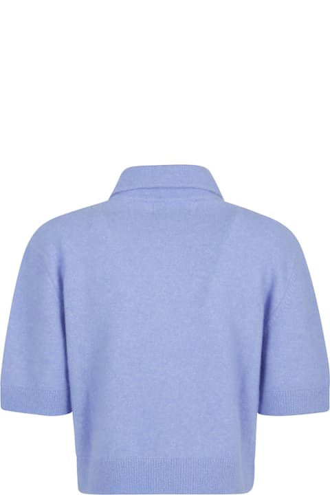 Laneus Topwear for Women Laneus Sweaters Clear Blue