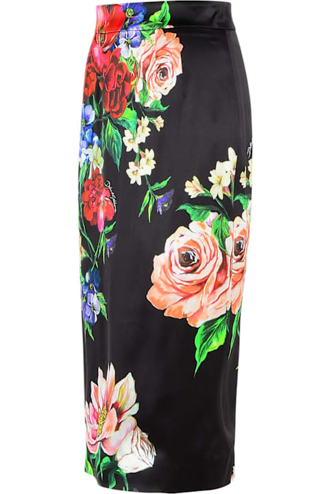 Skirts for Women Dolce & Gabbana Black Viscose Blend Skirt