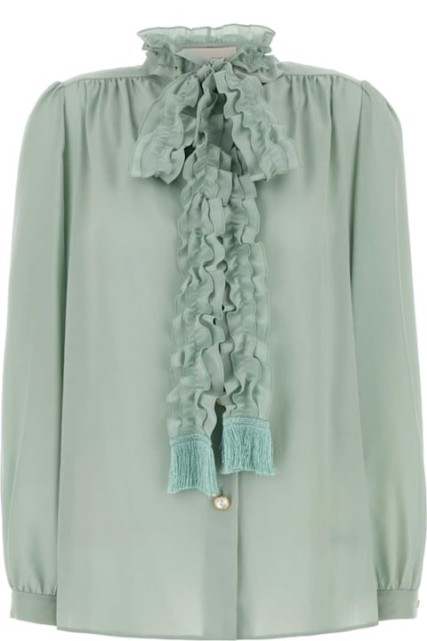 Valentino Garavani Topwear for Women Valentino Garavani Tiffany Crepe Shirt