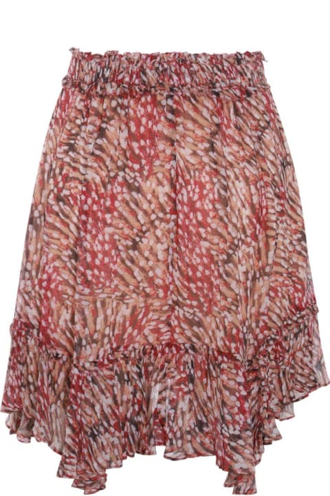 Skirts for Women Marant Étoile Veronique High-waist Pleated Midi Skirt