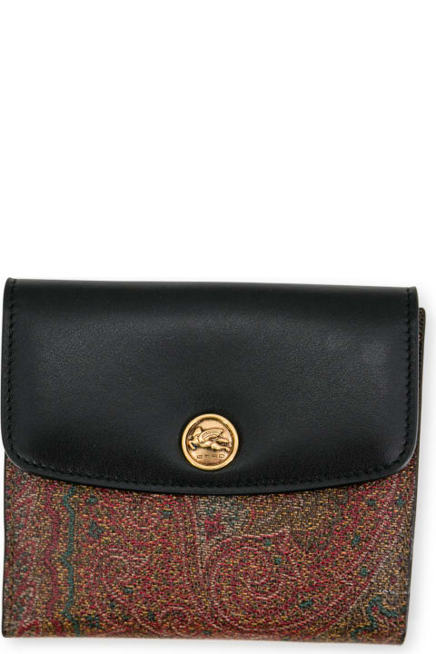 Etro Wallets for Women Etro Paisley-jacquard Leather Wallet