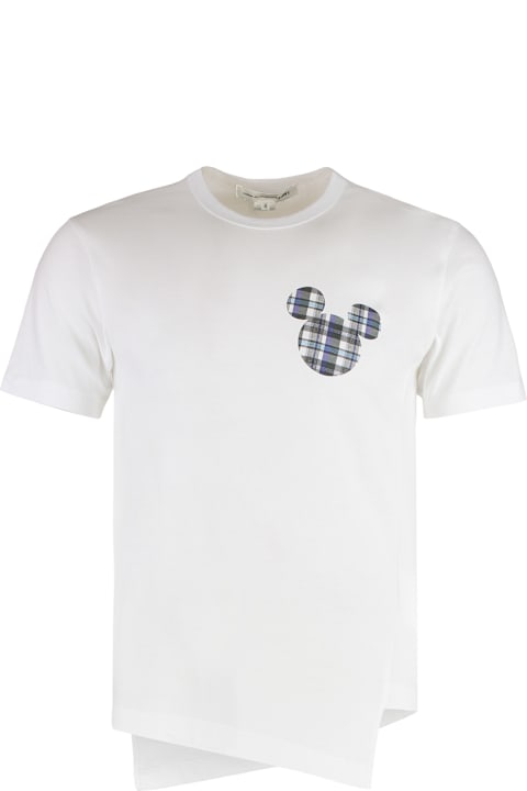 Comme des Garçons Shirt Topwear for Men Comme des Garçons Shirt Comme Des Garçons X Disney - Cotton Crew-neck T-shirt