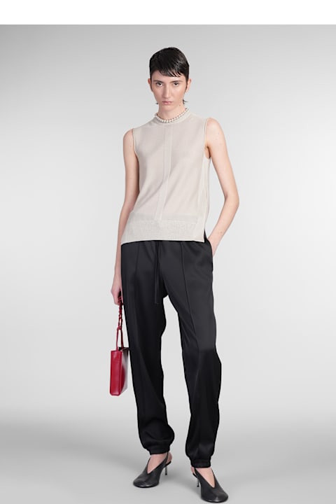 Jil Sander Pants & Shorts for Women Jil Sander Trousers 07 Pants In Black Viscose