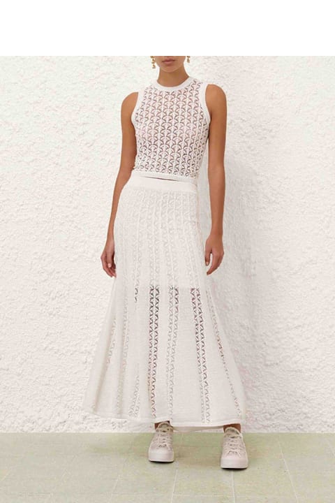 Zimmermann for Women Zimmermann Wylie Sleeveless Crop Top