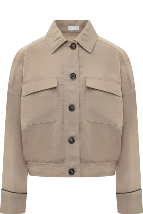 Brunello Cucinelli Coats & Jackets for Women Brunello Cucinelli Cotton Jacket