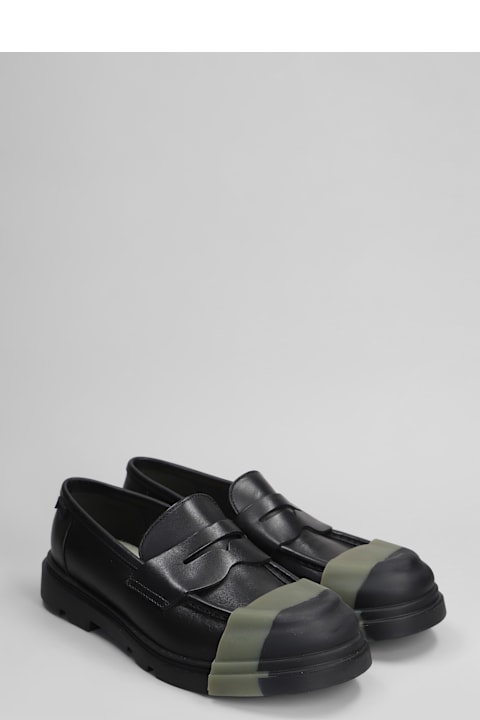 Camper Shoes for Men Camper Junction Loafers In Black Leather