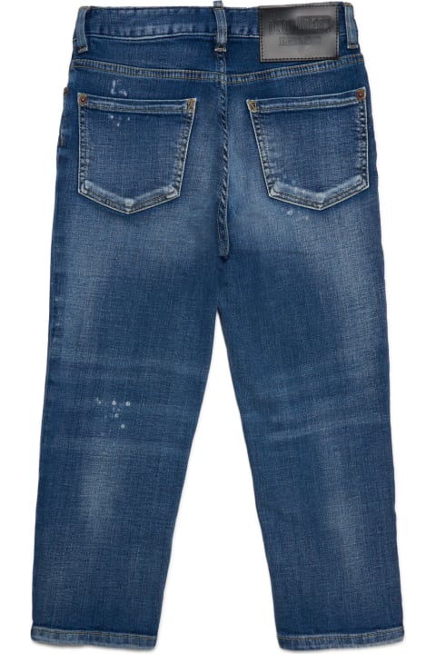 Fashion for Men Dsquared2 D2p385f Boston Jean Trousers Dsquared Jeans Boston Boyfriend Dark Blue