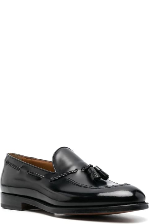 Loafers & Boat Shoes for Men Doucal's Black Calf Leather Loafers